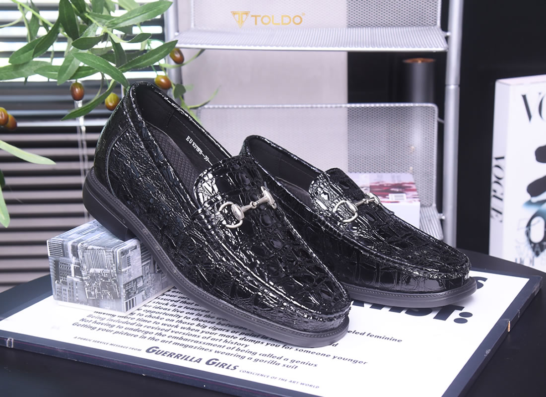 Giày cao nam 8cm đế khâu nhẹ 19